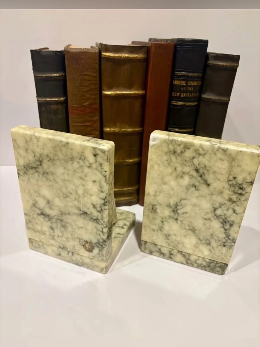 Vintage Stone Bookends (Pair)